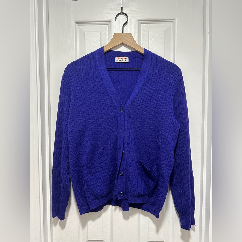 Vintage Rodier Button-Up Cardigan